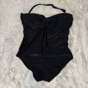 Black one piece bathing suit from Always For Me